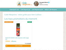 Tablet Screenshot of colleneoprene.com